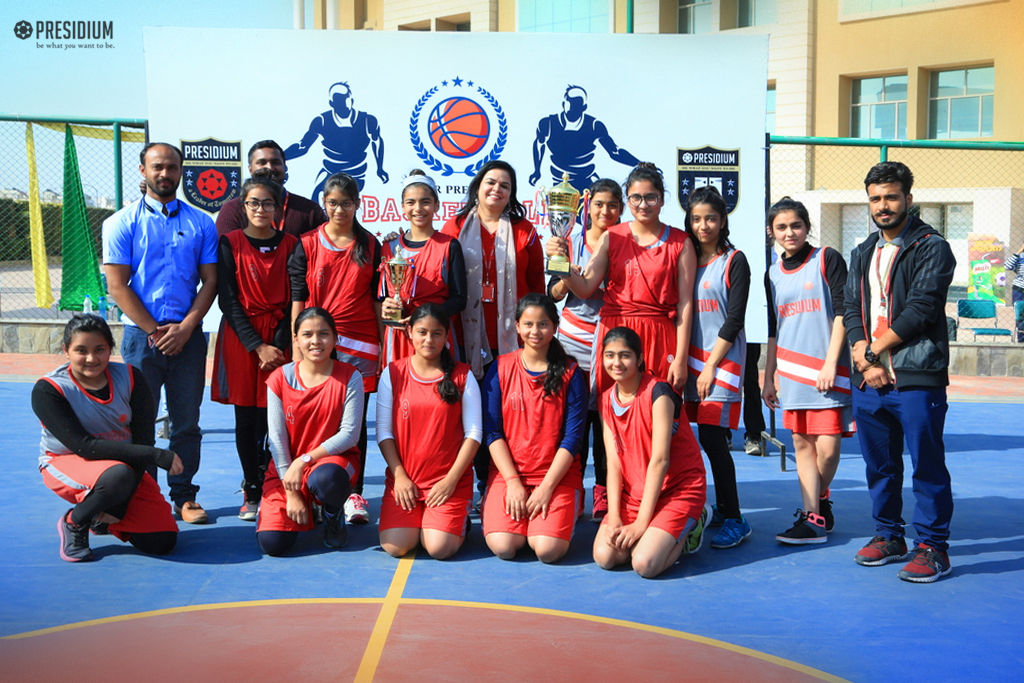 Presidium Gurgaon-57, OUR PRESIDIANS WIN THE INTER-PRESIDIUM BASKETBALL CHAMPIONSHIP